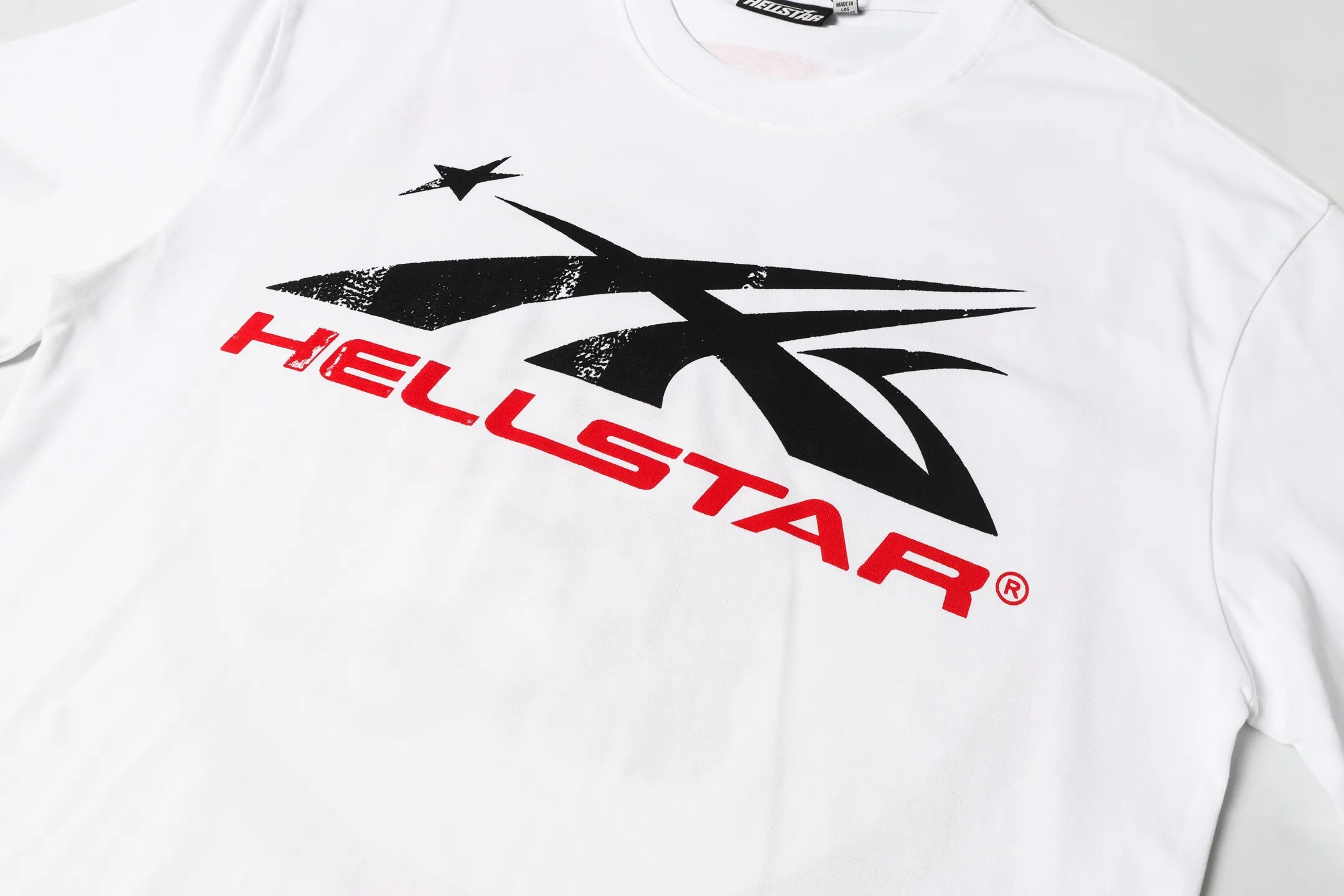 766#White I P54 In Stock Hellstar 、 T （fabric):32 240 Sizes（size）：S-M- L- X L （colour）：White 👉 👉